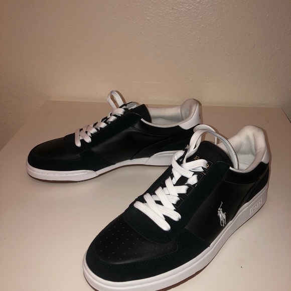 Man's Sneakers & Athletic Shoes Polo Ralph Lauren Court Low-Top Sneaker Size 8 - Picture 5 of 6